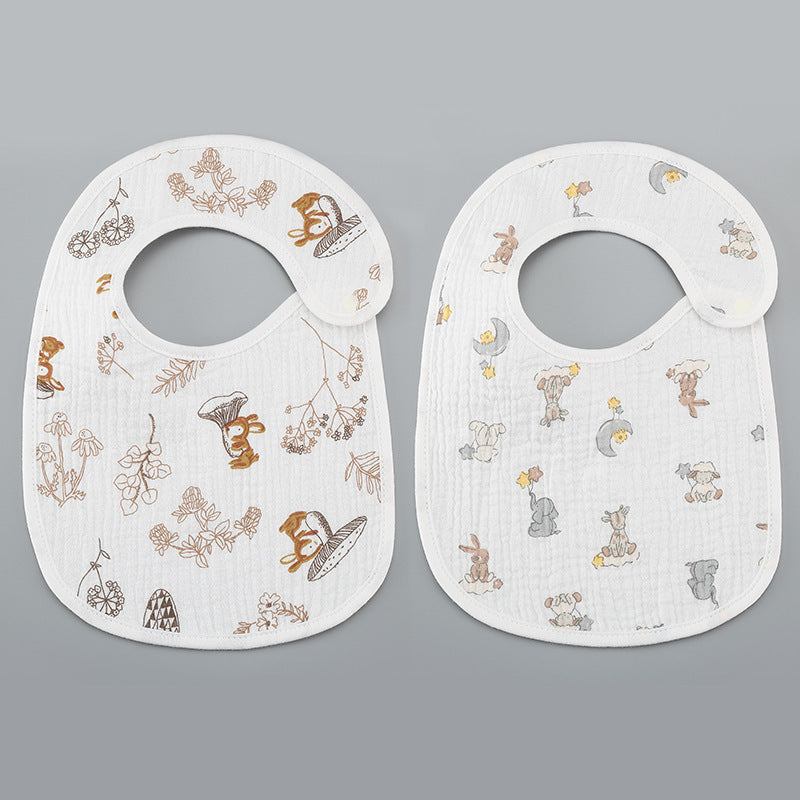 Thin Kids' Bib Pure Cotton Waterproof Gauze Saliva Towel a8969d7a 0f3c 4629 8e39 97edb0458e8b