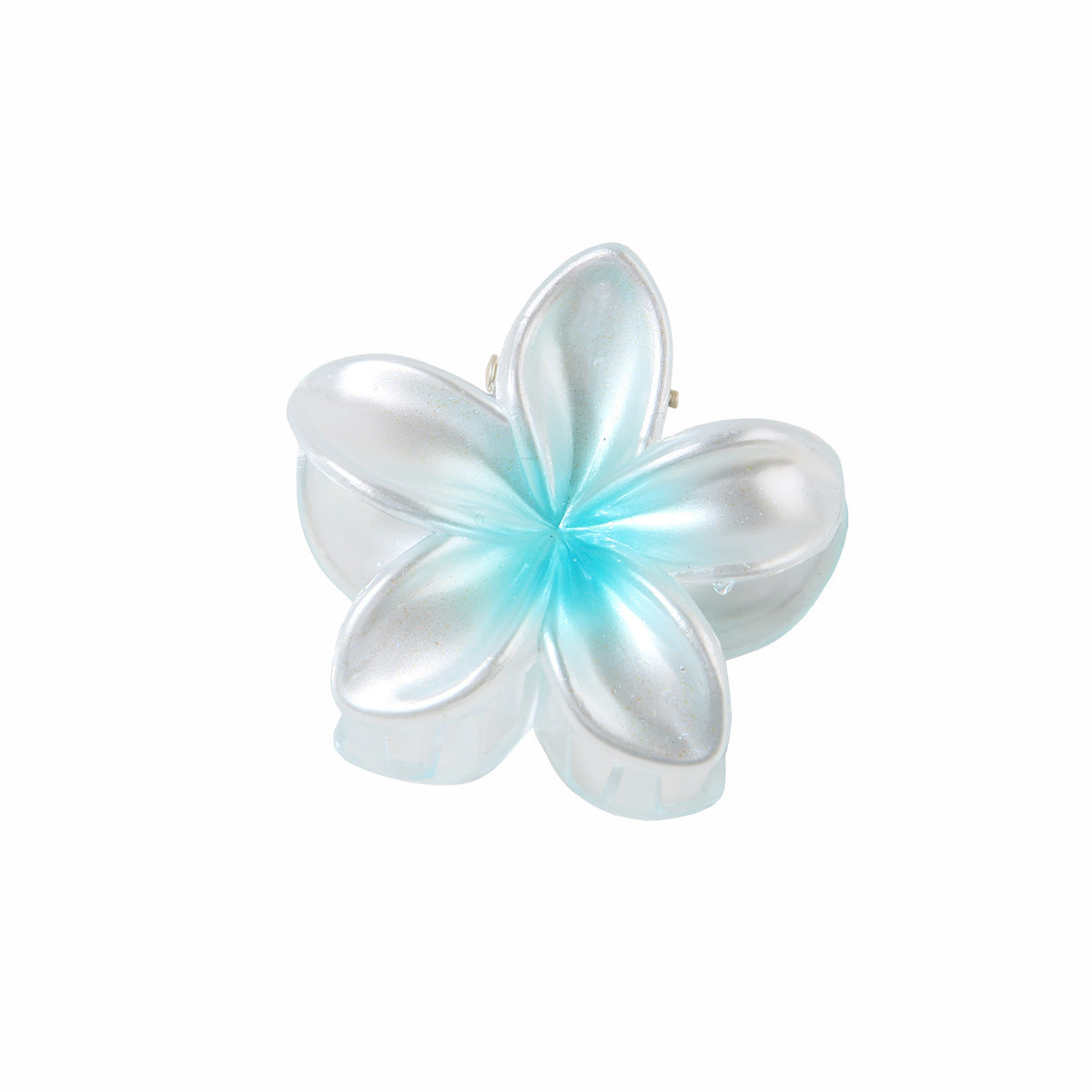 Small Size 4cm Pearlescent Flowers Barrettes Sweet Plumeria Rubra a8b577ed b9ef 4736 b6c1 2ac25552f42a