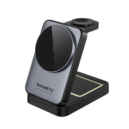 Folding Magnetic Three-in-one Wireless Charger 15W Fast Charge Multifunction Bracket - 图片 7