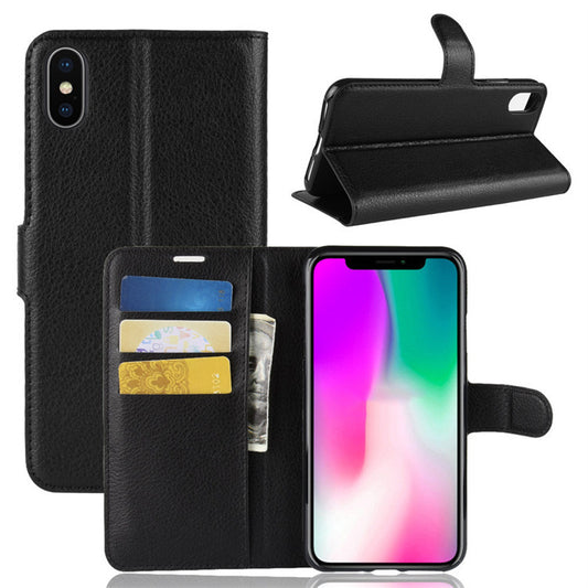 Litchi Pattern Leather Case For  Case a8d8014e 08a9 486e abf8 480ed507ad0f