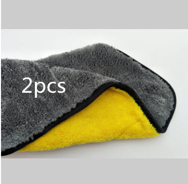 Microfiber Car Wash Towel Absorbent Car Supplies Cleaning Cloth a8dc0200 5c6f 4c89 8d90 b631a28f6dd3