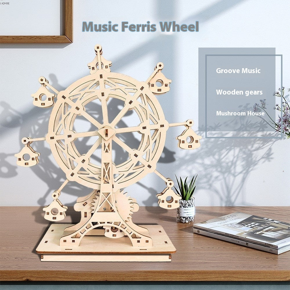 Rotating Ferris Wheel Music Box Educational Assembling Puzzle Toys a8faafc9 69f6 4060 a457 00af080f766b trans