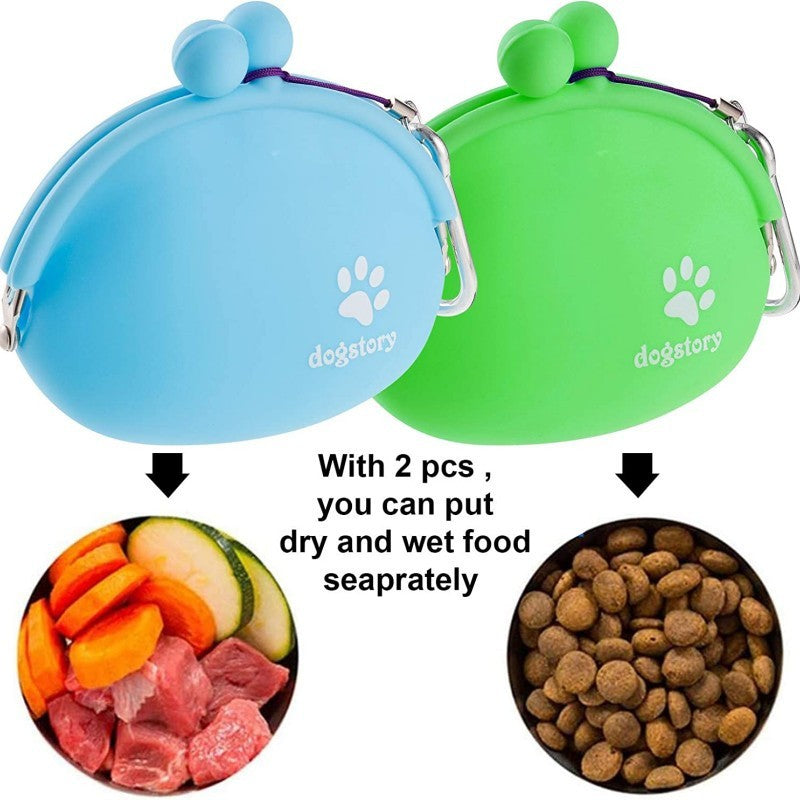 Silicone Pet Snack Bag Solid Color a8fbf7b4 068f 42c4 9faa d9f6d9825cbb