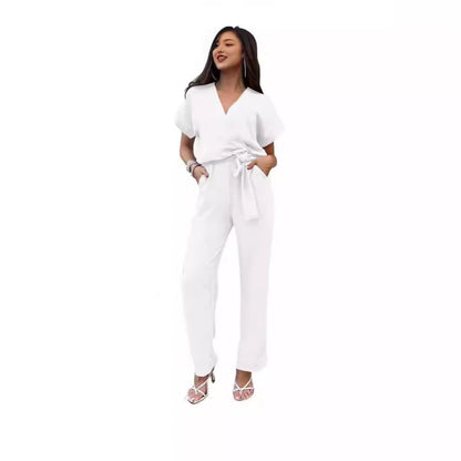 Women's V-neck Pocket Jumpsuit a8fdc4d5 3032 4350 8aaf e2c6be36d1ee