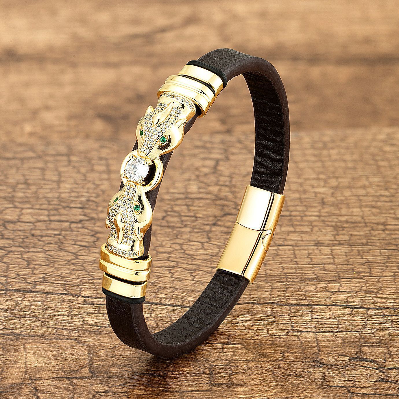 Men's Retro Leather  Rope Bracelet a8fe6660 da10 45bf 9ad1 3a314a6a5e0f
