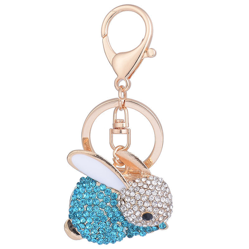 Cute Diamond Studded Animal Keychain Pendant a9000f6a fe12 43e1 801f c1dfa4770d7a