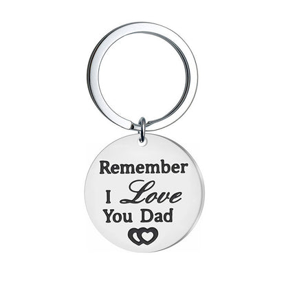 Stainless Steel Father's Birthday Gift Father's Day Key Ring a914bd1a b61c 4a38 9ea3 a3a940e7022c