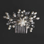Korean Exquisite Pearl Comb Diamond Crystal Fork Handmade Hairpin Bridal Headwear Accessories a91bdff9 ac11 4bb5 b5bd e5ac0d0