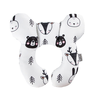 Cute Cartoon Pattern Baby U-shape Pillow Travel Car Seat Neck Protector a91f05cb 71bb 4041 ba4a f58128818422