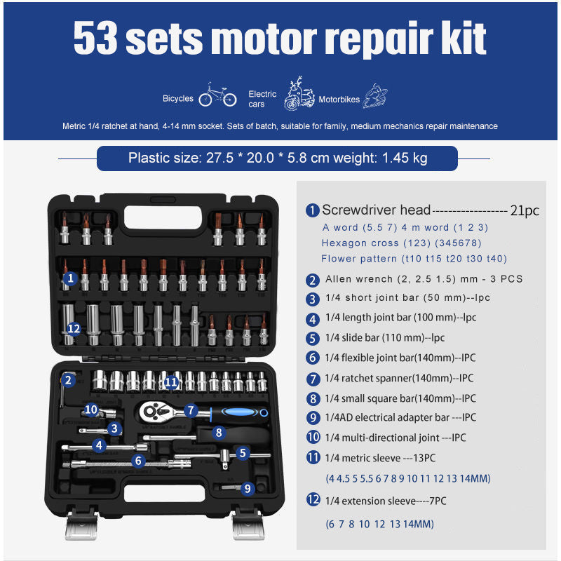 Socket Ratchet Wrench Set Repair Tools a924f844 9153 474a a4eb 0d98488709d4