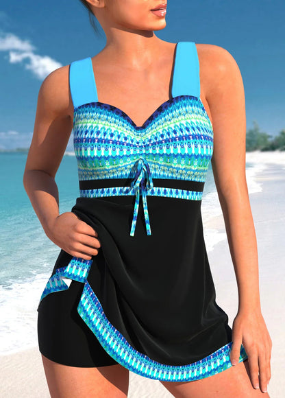 Plus Size Quick-drying Women's Split Skirt Bikini Swimsuit a9287c2d 2e96 45bf a678 daf72c59b26b