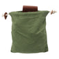Leather Foraging Bag Mushroom Foraging Bag Canvas Foraging Pouch Collapsible For Hiking Camping Hunting Foraging Bag a92deedf