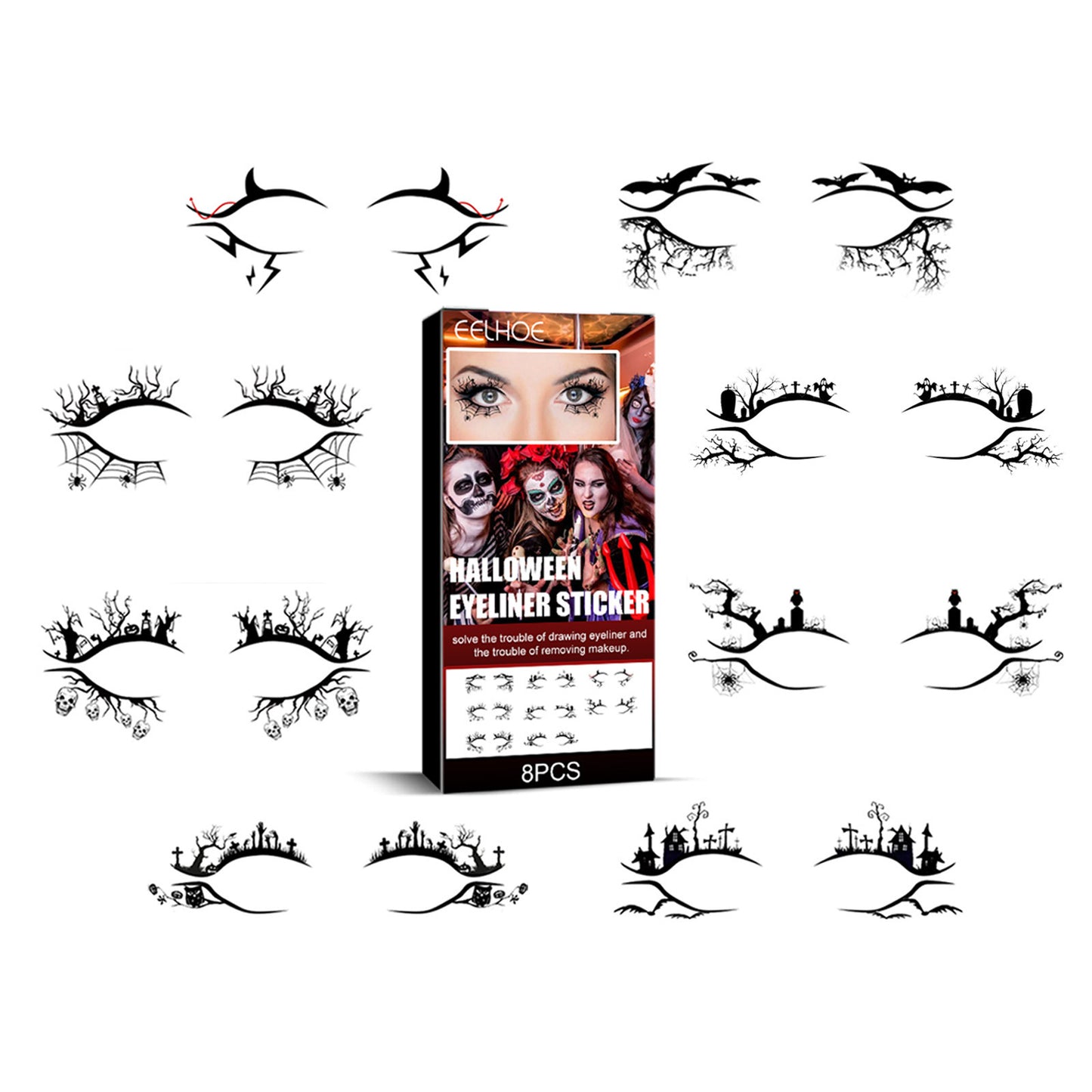 Halloween Eyeliner Stickers Party Makeup Tools a934fae2 330a 41f5 bab7 22d80456f6d4