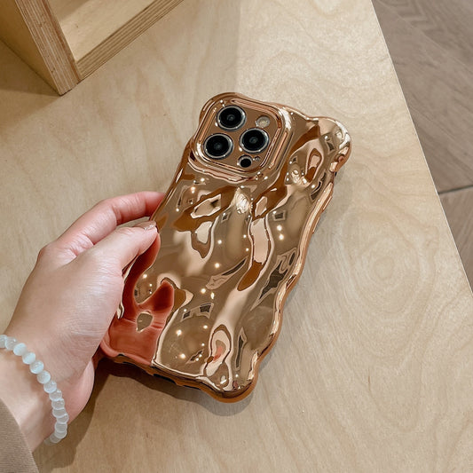 Pure Color Bubble Shell Electroplating Advanced Sense - 图片 1
