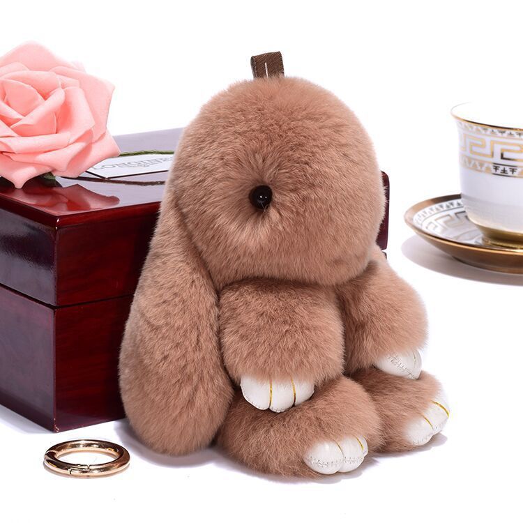 Fashionable Cotton Cute Rabbit Keychain Pendant a95fe4f5 0c62 4da0 8ced 57ca5d674f8a