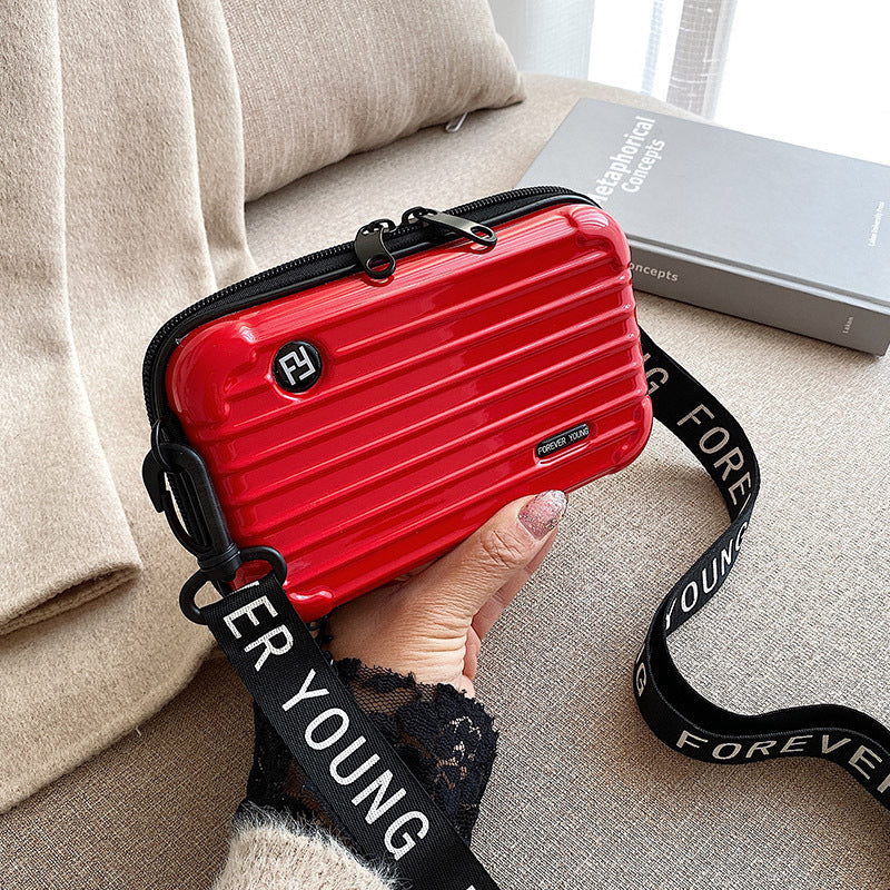 Women's Fashion Mini Luggage Shape Shoulder Crossbody Bag a96dfbe2 d326 492c b312 80c5cc2b6ebe