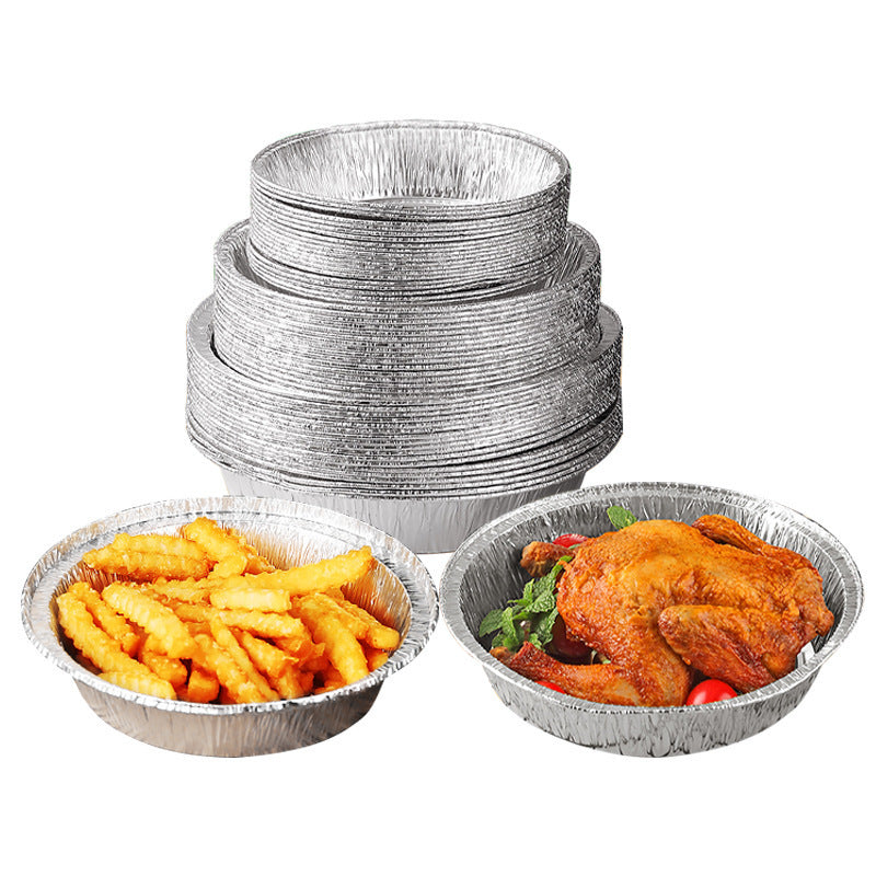 Non-stick Aluminum Foil Liners Air Fryer Disposable Paper Liner Oil-proof Steaming Basket Kitchen Tool BBQ Drip Pan Tray a972