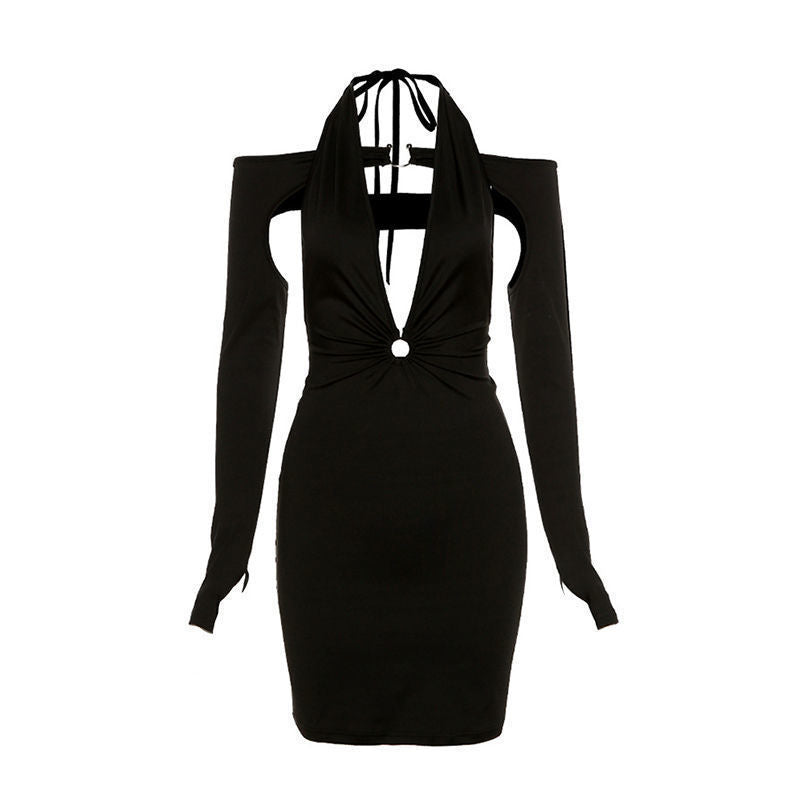 Spring And Autumn Hip-wrapped Underwear Short Dress a97c46ab 32d0 4c2c b3f7 4a3c7cfdcea1