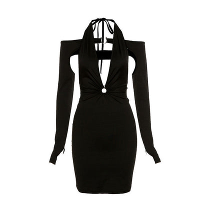 Spring And Autumn Hip-wrapped Underwear Short Dress a97c46ab 32d0 4c2c b3f7 4a3c7cfdcea1