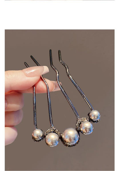Pearl U-shaped Hairpin With A High-end Feel a97cf7d0 db2f 4fbb 8121 c81321c59a43