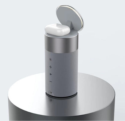 3 In 1 Multi-Function IPhone And AirPods Wireless Charger Portable Bluetooth Speaker With Touch Lamp For Home And Office - HD Wireless Product #5