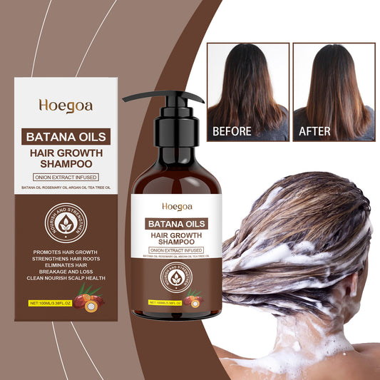 HOEGOA Batana Oil Shampoo Moisturizing Scalp Soft Oil Control Fluffy Lasting Fragrance Mild Shampoo a990d3cb 6bd3 4370 ad1a f