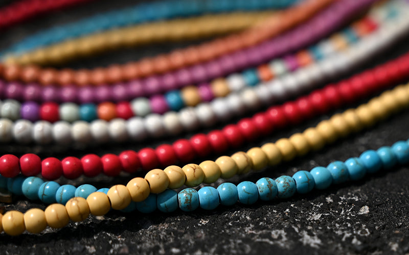 Разноцветные бусины Initial Choker для женщин из нержавеющей стали Lett
