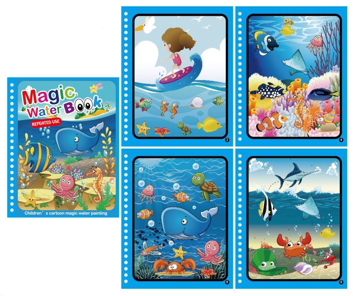 Children's Puzzle Repeated Graffiti Water Handmade Picture Book a99b9d74 be57 467c 846f 9a53e5626e01
