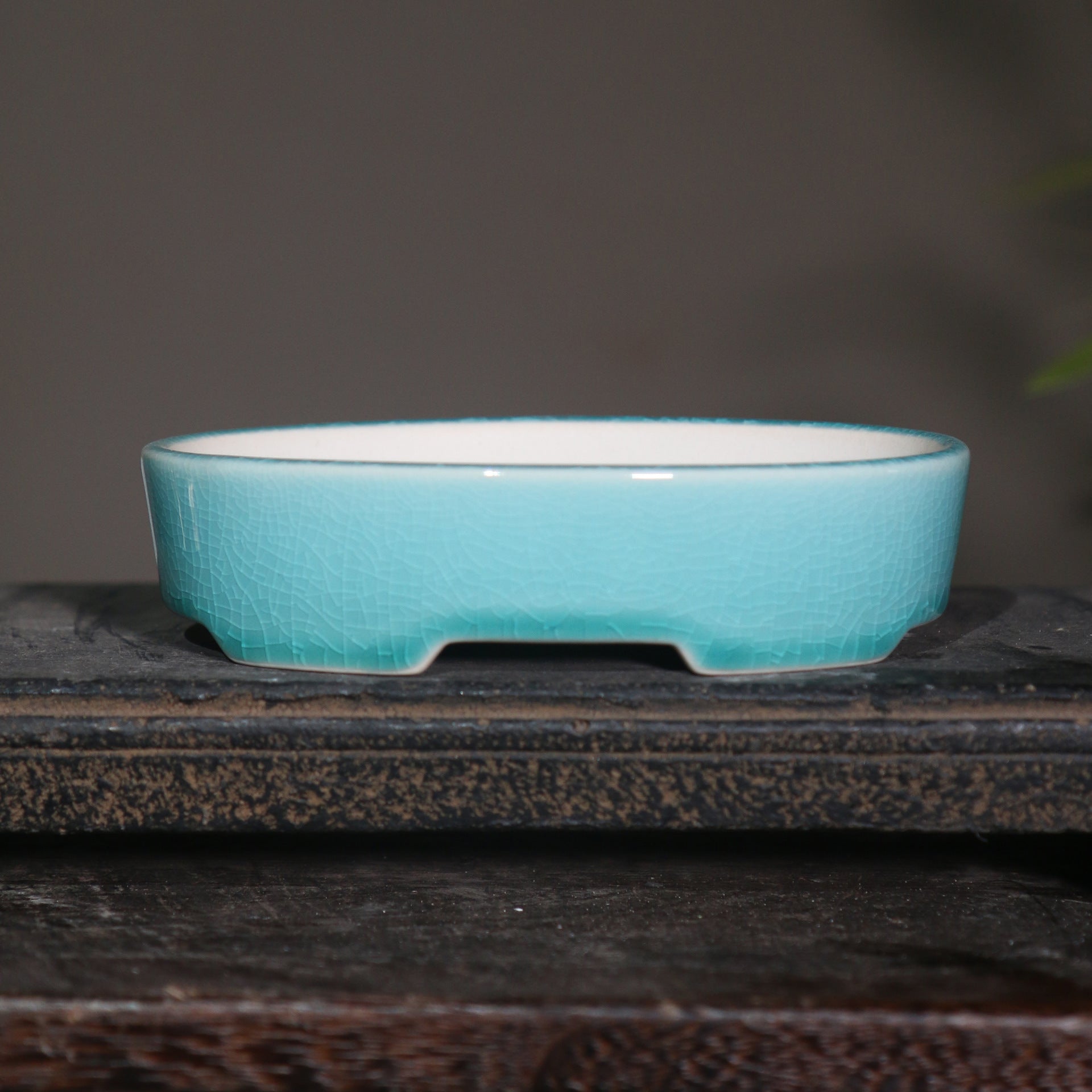 Desktop Oval Ceramic Purple Clay Flowerpot a9b7e0e5 74fc 4992 929c 593dc968a455