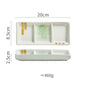 Japanese Three Grid Seasoning Dish With Dipping Material Ceramic Dish a9cdd55e 259b 4f02 9232 e392c4d28dee