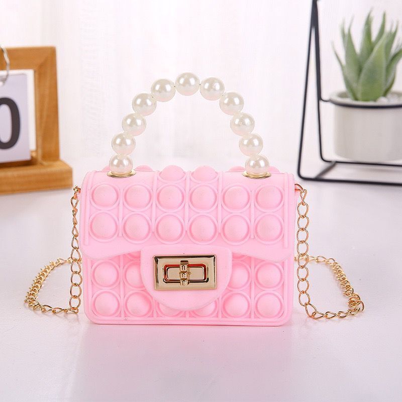 Coin Purse Children's Double-sided Bubble Pearl Tote Chain Bag a9d46a10 ce34 46cf bfa8 2d9d9bf8c302