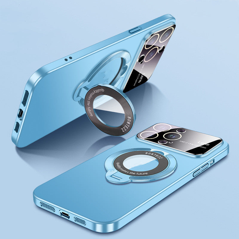 Metal Invisible Bracket Frosted Large Window Magnetic Suction Phone Case a9e3108f 6da5 437e a54b 75146594fd27