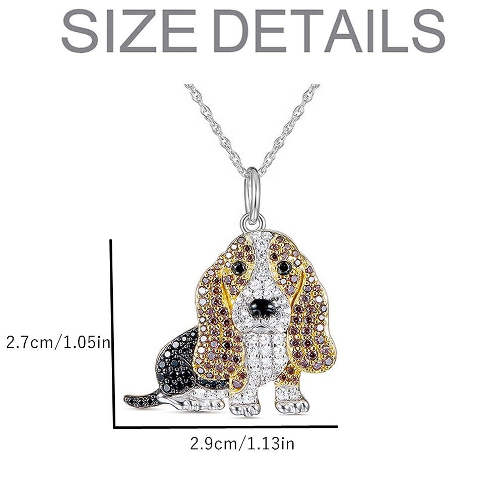 Cute Baggy Hound Pendant Necklace a9fec46e 0543 4396 b4c9 68c7b7f887e4