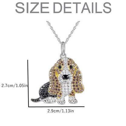 Cute Baggy Hound Pendant Necklace a9fec46e 0543 4396 b4c9 68c7b7f887e4