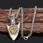 Hip Hop Necklace Stainless Steel Shield Pendant For Men aa1aae41 f6c2 4e16 b2fe d85cfc26e7a6 459cfb45 f5f0 4919 aa38 a5ec9879