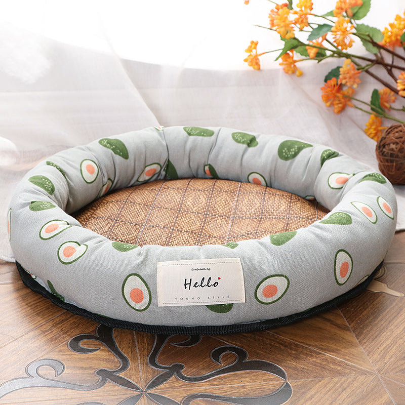 Round Cat Kennel Kennel Dog Summer Cool Den aa21441a d665 4509 b453 fed2878682ff