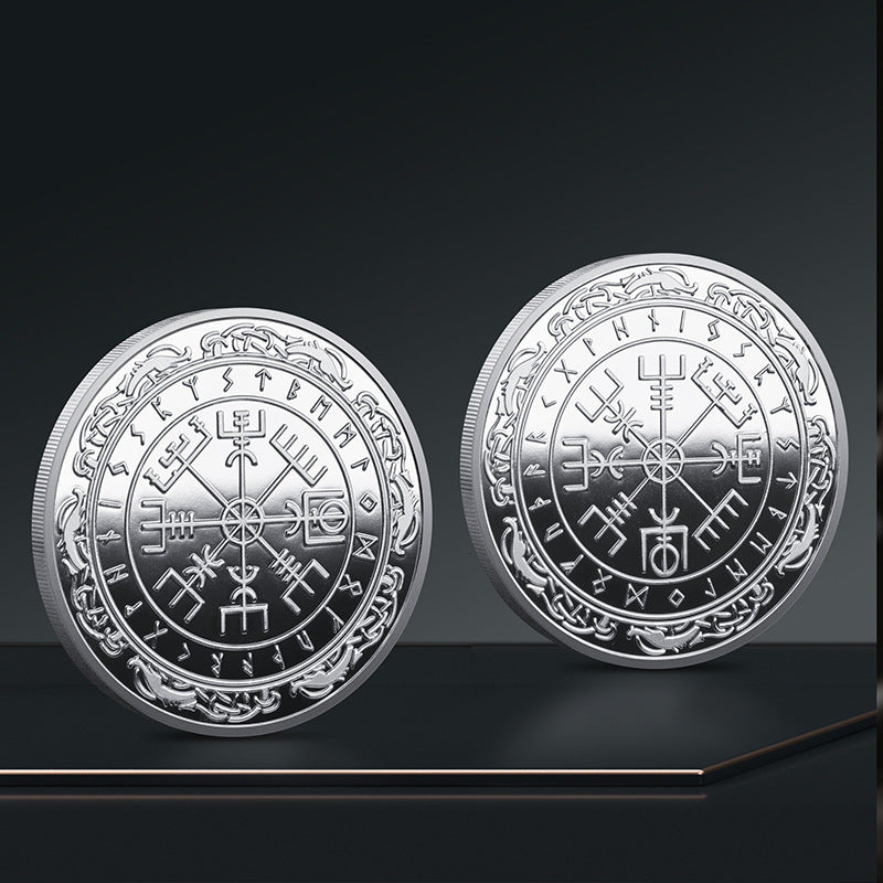 Viking Lunavin Aoding Logo Compass Commemorative Coin aa3f4de7 90c2 499e 8a05 e7a1e482e999