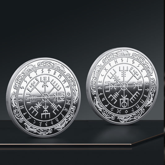 Viking Lunavin Aoding Logo Compass Commemorative Coin aa3f4de7 90c2 499e 8a05 e7a1e482e999