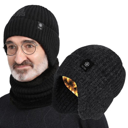 Middle-aged And Elderly People's Hats Men's Winter Warm Wool Hat Ear Protection aa475eb4 e339 4c29 b07d 1f943e45bd8d trans