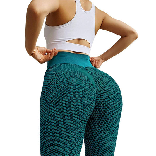 Birds-eye Honeycomb Lattice Bottoming Sweatpants Fitness Peach Hip Trousers aa48a94d a6ed 4ac2 a2b0 512a59a62e7a