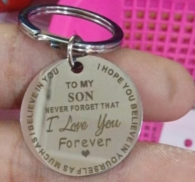 Stainless Steel Keychain Tag 30mm With Letters aa4c1aec 4032 4d27 bebe 7112bd75b0f4