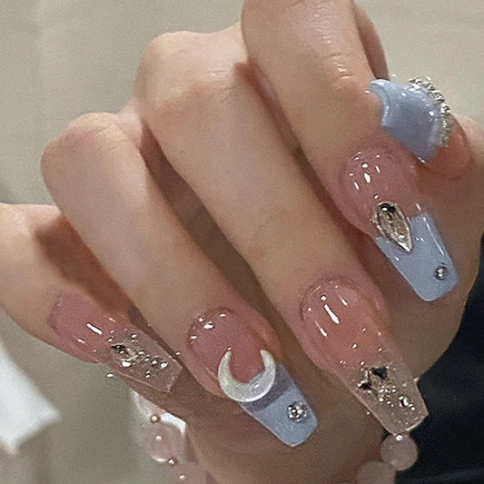 Fake Nails Stars And Moon aa6a32a5 f0a9 4fe1 9265 fb094dba001a