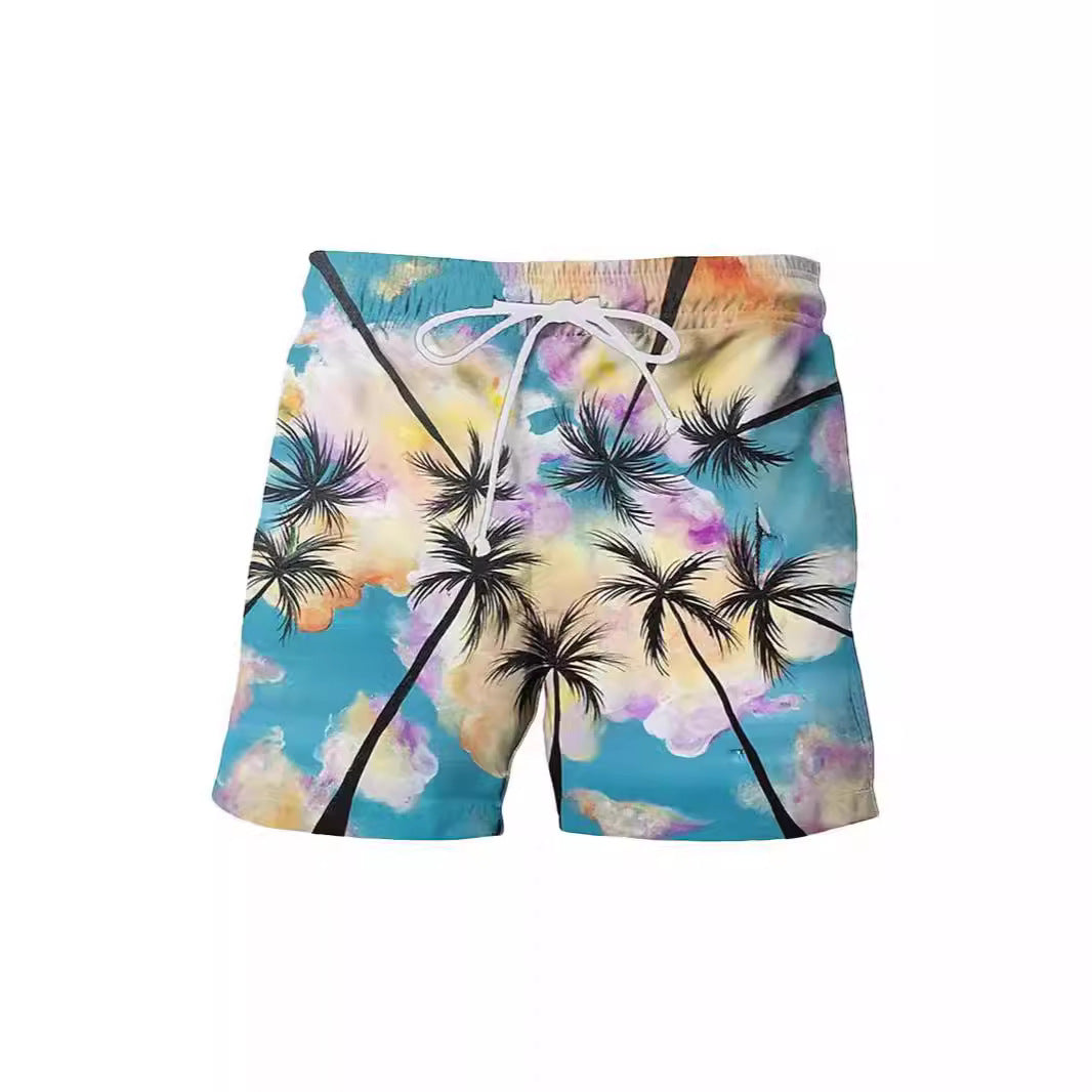 Summer Japanese Banana Leaf Beach 3D Digital Printing Beach Pants Men's Casual Shorts aa6c2917 ae86 4ef1 ba8d aa401ac201b0