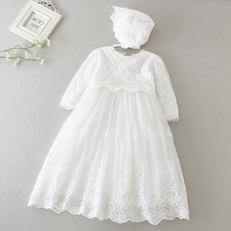 Children's Long Dress Baby Girl Baby Wedding Dress Dress Baptism Dress aa6e3aee 6a78 4979 ad1f 6c90b73c3f7f