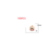 DIY Children's Log Color Smile Doll Head Beaded Accessories aa80723b 16ab 4c9f 84ce 8547ab807fc7