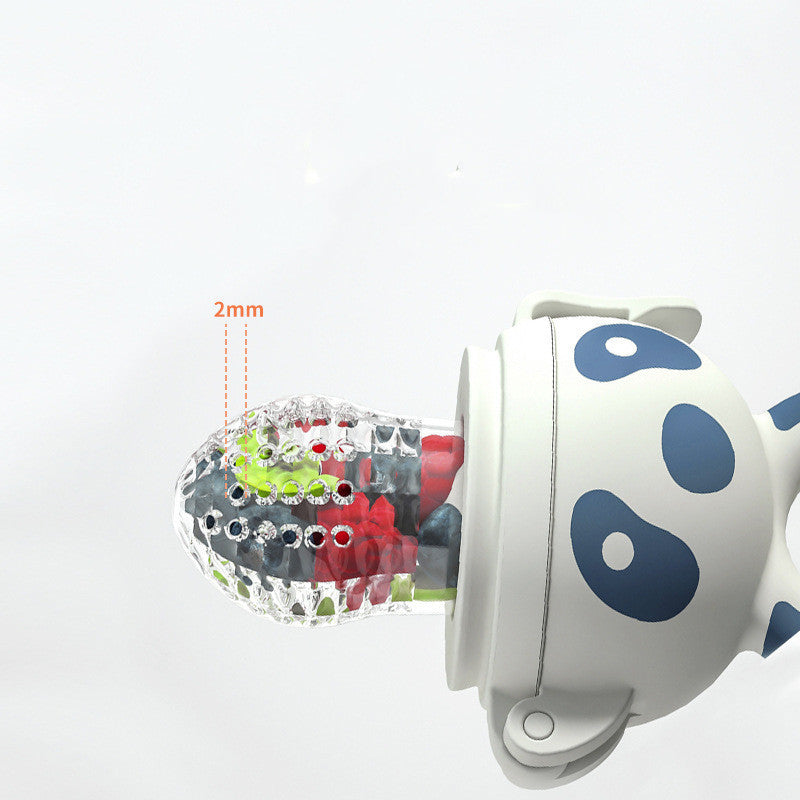 Teething Feeder Bag Fruit Supplement Device Baby Teether Stick Silicone aa877bb2 c757 4ece 8615 77f77b382d32