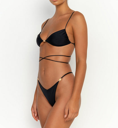 Quick-drying Swimsuit Women's Split Halter Bikini aa986136 f0a8 4668 8971 ef4edd2f0a36