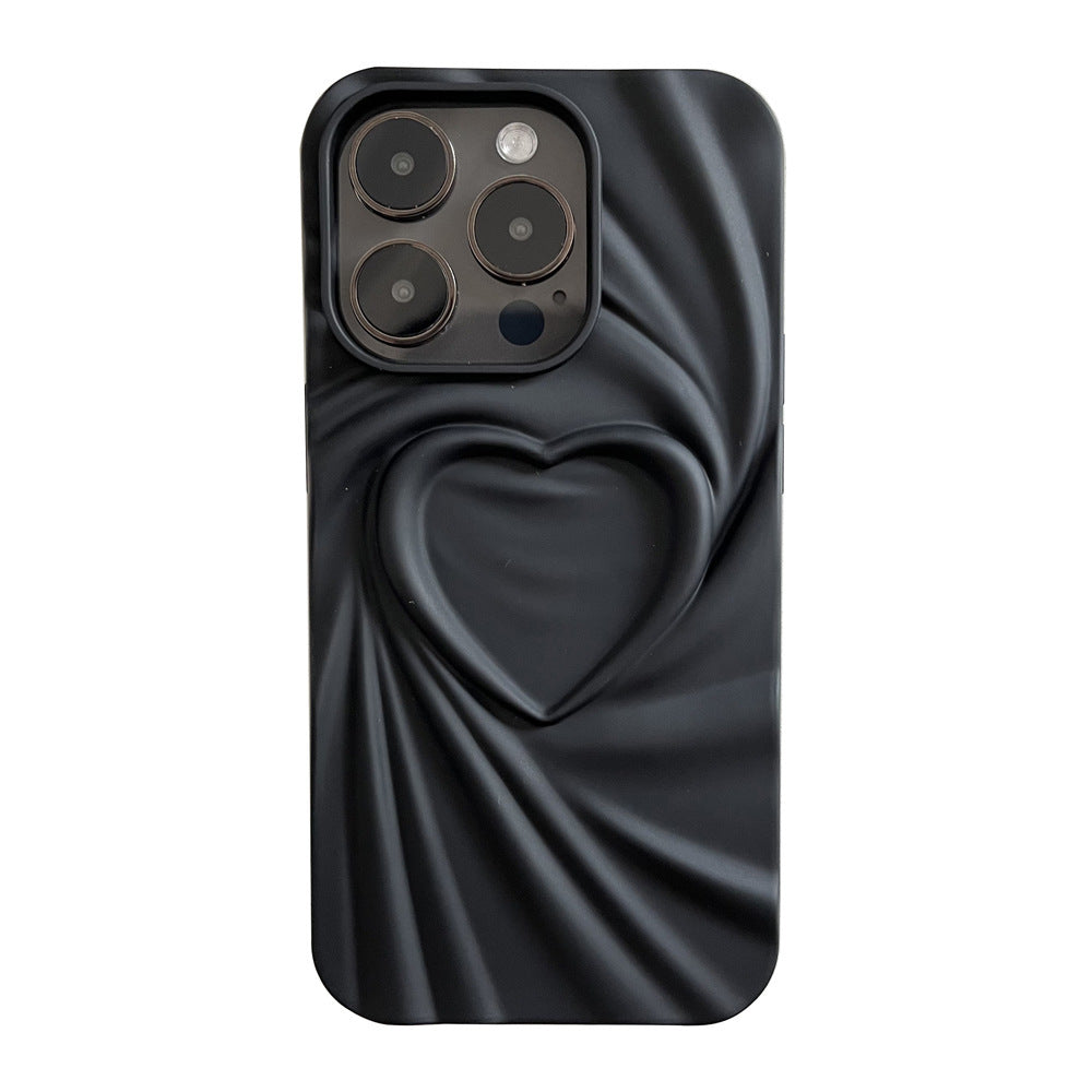 Creative Pleated Love Phone Case aac6e2d5 6be6 4ed1 8822 454c7184fc12