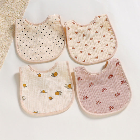 Cotton Gauze U-shaped Bib Baby Saliva Towel aacc8be7 34f5 4366 91f7 160f0094edc8