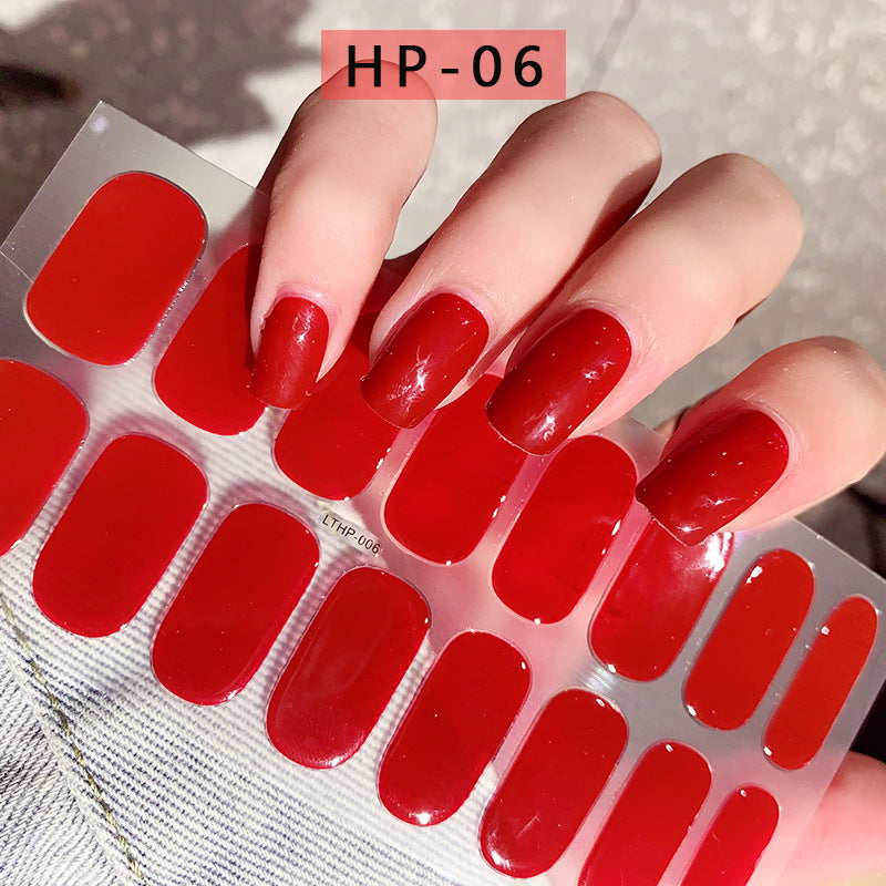 Waterproof And Durable Second Generation Semi-cured UV Nail Beauty Stickers aace6e0a 3e21 452d 8f8e ce6c1d5e5d6d